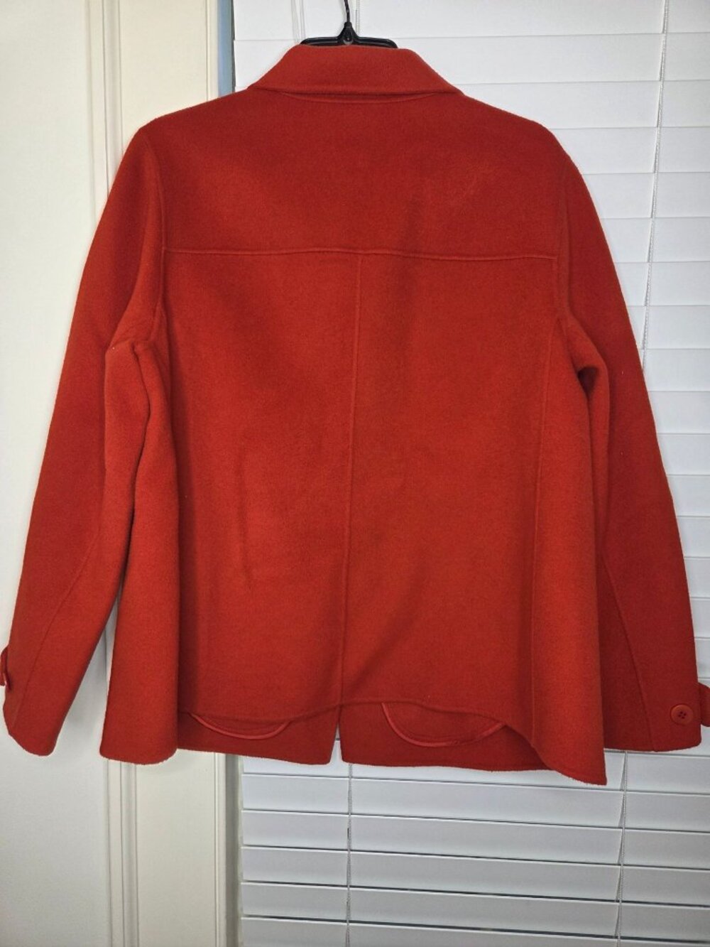 Talbots Womens Peacoat Jacket 14W Button Front Midweight button up Classic - Picture 3 of 6